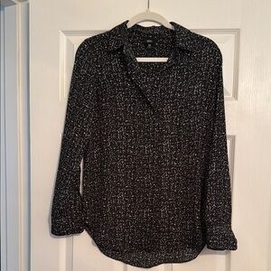 Mossimo Target Black and White Blouse